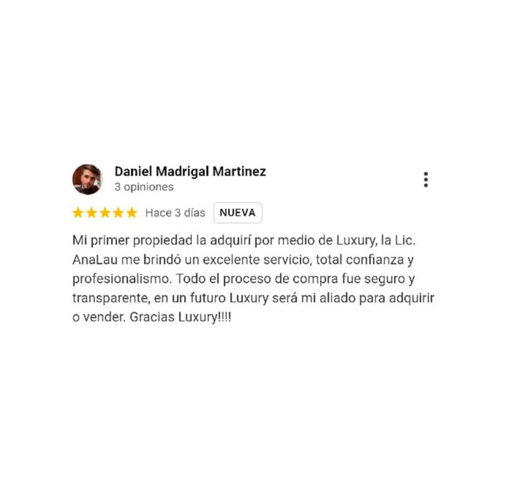 Opinión de Luxury Consulting Bienes Raíces. Asesoría inmobiliaria profesional en CDMX